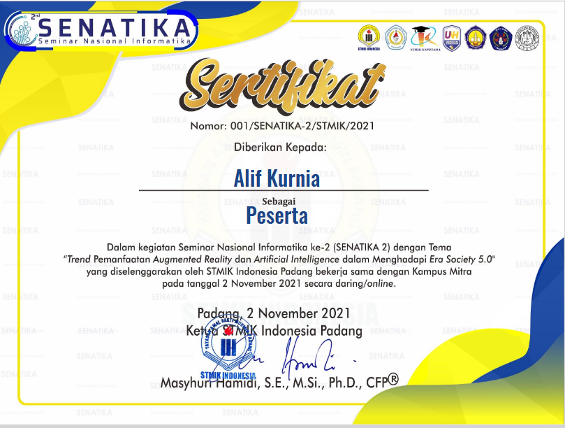 Alif Kurnia - Web Developer